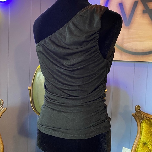 21 Saints One Shoulder Asymmetrical Girls Night Out Top Size M/L - Picture 3 of 8